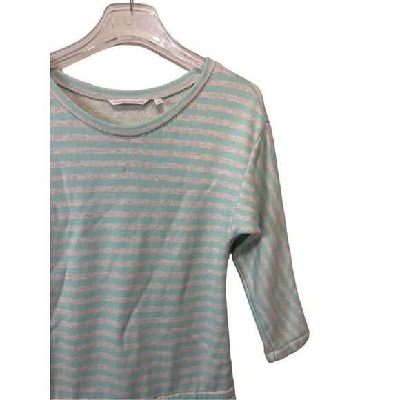 Victoria Secret Sweater Dress Striped Grey Blue XS New - Picture 3 of 4
